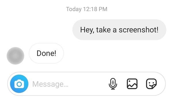can instagram tell if you screenshot a dm