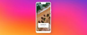 how to change the background color of an instagram story