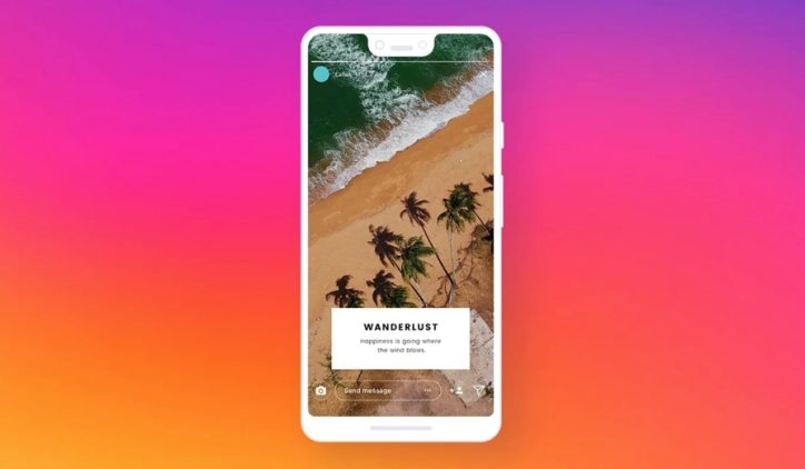 how to change the background color of an instagram story